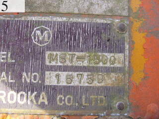 Used Construction Machine Used MOROOKA MOROOKA Crawler carrier Crawler Dump MST-1500