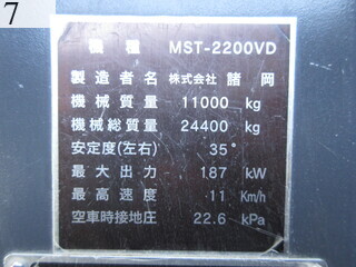 中古建設機械 中古 諸岡 MOROOKA クローラ・キャリア クローラダンプ MST-2200VD