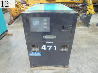 中古建設機械 中古 デンヨー DENYO 発電機  DCA-45ESH