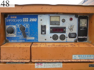 中古建設機械 中古 コマツ KOMATSU 発電機  KW-280