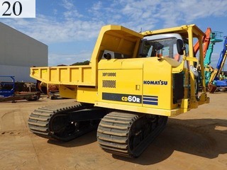 中古建設機械 中古 コマツ KOMATSU クローラ・キャリア クルクルキャリア・全旋回キャリアダンプ CD60R-1A