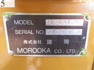 中古建設機械 中古 諸岡 MOROOKA 林業機械 フォワーダ・クローラ キャリア MST-600VDL