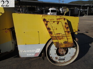 中古建設機械 中古 酒井重工業 SAKAI ローラー 舗装用振動ローラー TW450W