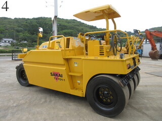 中古建設機械 中古 酒井重工業 SAKAI ローラー タイヤローラー TZ701-1