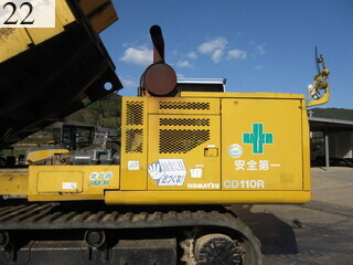 中古建設機械 中古 コマツ KOMATSU クローラ・キャリア クルクルキャリア・全旋回キャリアダンプ CD110R-1