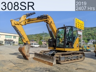 Used Construction Machine Used CAT Excavator 0.2-0.3m3 308SR #CGK800161, 2019Year 2407Hours