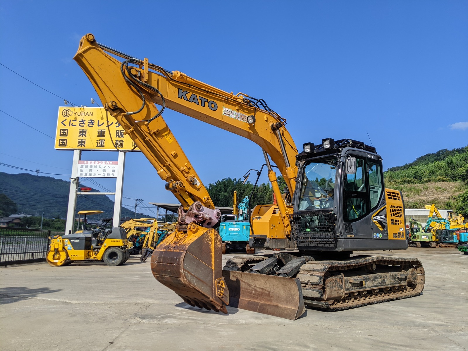 中古建設機械 中古 加藤製作所 KATO 油圧ショベル・バックホー ０．４－０．５立米 HD514MR-7