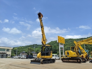 中古建設機械 中古 コマツ 解体機 ロングフロント・ハイリフト PC78US-10 写真