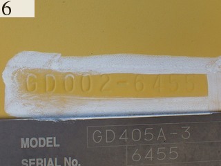中古建設機械 中古 コマツ KOMATSU モーターグレーダー アーティキュレート式 GD405A-3