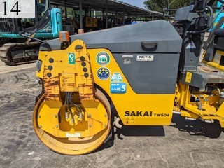 中古建設機械 中古 酒井重工業 SAKAI ローラー 舗装用振動ローラー TW504