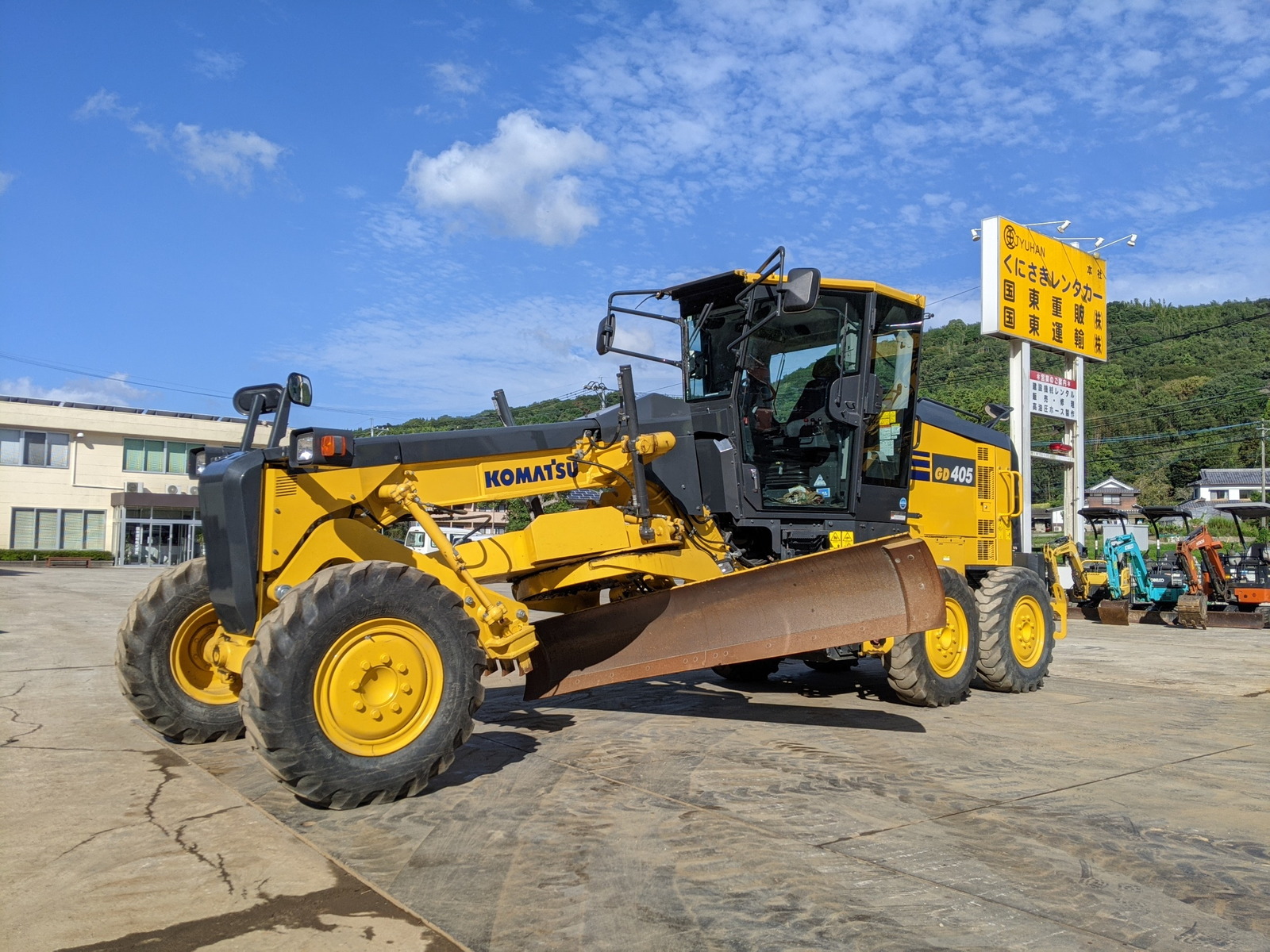 Used Construction Machine Used KOMATSU KOMATSU Grader Articulated frame GD405-7