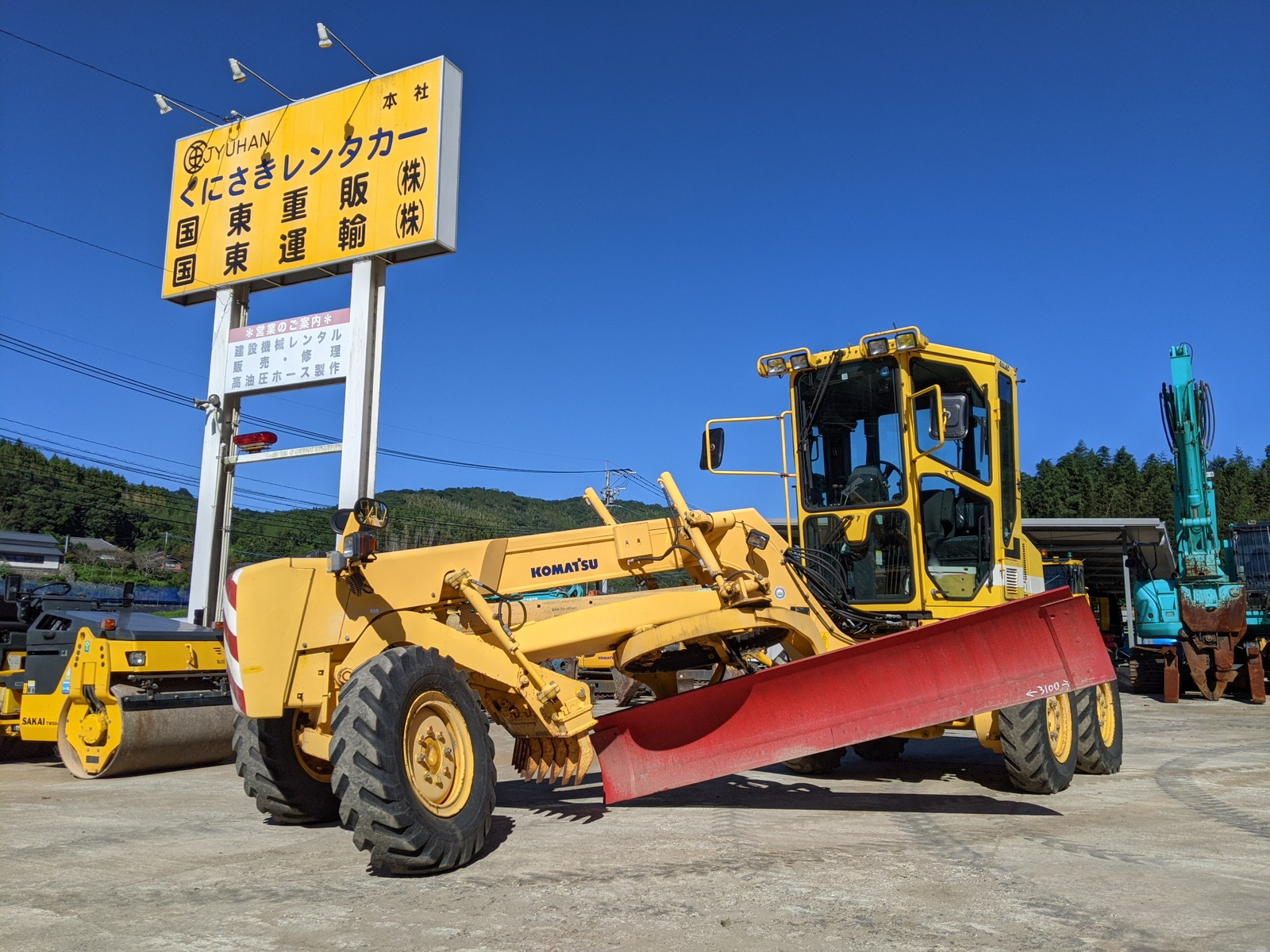 Used Construction Machine Used KOMATSU KOMATSU Grader Articulated frame GD405A-3Y