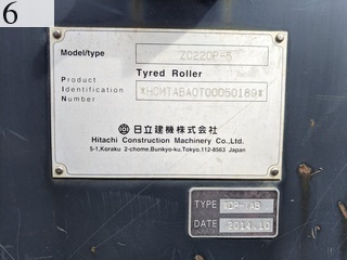 Used Construction Machine Used HITACHI HITACHI Roller Tire rollers ZC220P-5